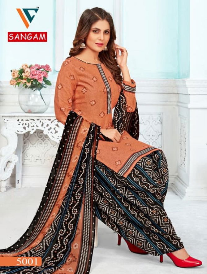 Vandana Sangam Vol 5 Printed Cotton Dress Material
